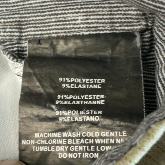 O’Neill Hybrid Boardshorts Men’s 34 Tan Stripe 22” Zip Fly Surf Shorts 151BA021B - Picture 11 of 12